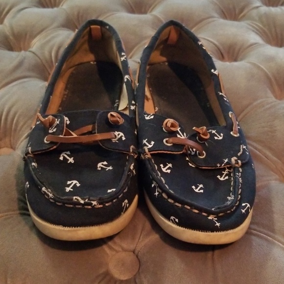 Anchor print boat shoes - Picture 2 of 2